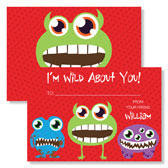 Noteworthy Collections - Valentine's Day Cards (Wild Monsters) (IDV-1704)